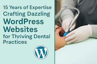 design professional wordpress website for dental clinics using elementor