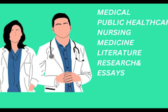 do public health, nursing, psychology and literature research