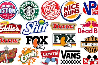 design sports  nba, world series, mlb, all star and parody logo for your brand