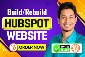 create hubspot website, hubspot landing page, hubspot blog, crm