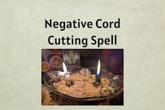 offer negative cord cutting spell