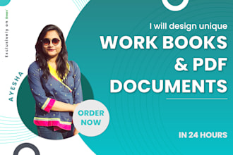 design unique workbook and PDF document