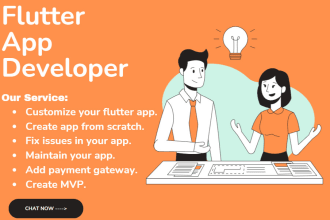 create mvp, add features or fix bug in your flutter or flutterflow app