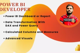 do power bi custom dashboards with dax and power query