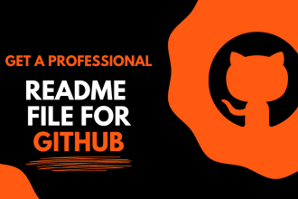 create a professional readme file for github using markdown md