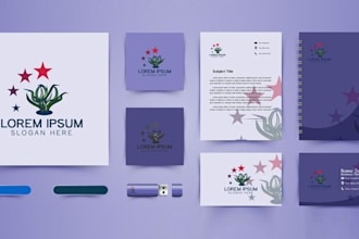 create feminine,floral, portfolio,botanical,flower shop logo