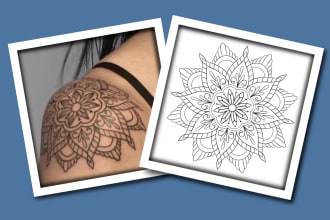 create custom mandala tattoos