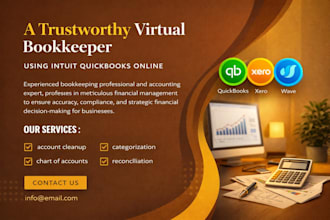 be a trustworthy virtual bookkeeper using intuit quickbooks online