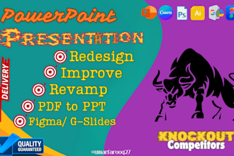 redesign revamp convert powerpoint canva figma google slides presentation pdf