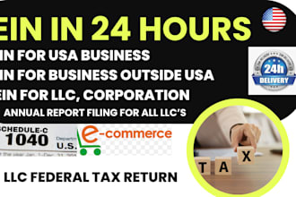 get your USA ein tax id for llc or solo fast with irs