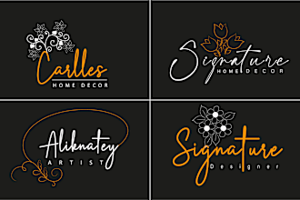 provide the best signature and photography logo service