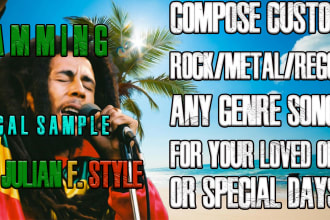 make an emotional custom song or cover for your special day