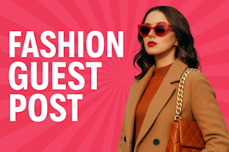 do fashion clothing beauty guest post high authority backlinks