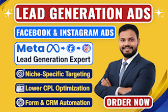 set up facebook lead generation ads using meta ads manager