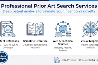 conduct a comprehensive prior art search for your patent