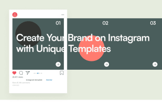design instagram carousels or post templates for your page