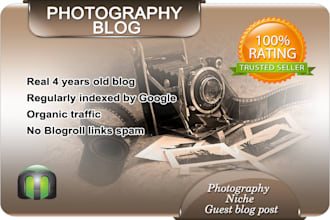 write and guest post on my photography blog