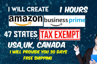 tax exempt your amazon account in all states
