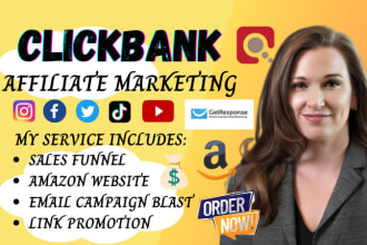 setup clickbank travel affiliate marketing amazon affiliate website sales funnel
