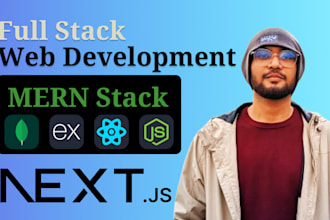 build web app website with react , mern stack, nextjs