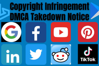 send dmca takedown notice to remove copyright infringing and leaked content