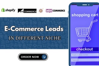 provide targeted ecommerce leads, shopify, woocommerce store owner email list