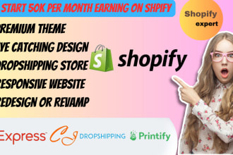develop edit shopify dropshipping store clone copy shopify website