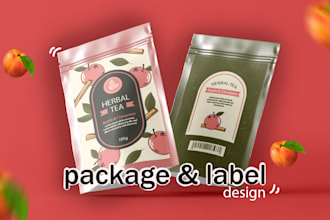 design package, box, bag, label, bottle and sleeve