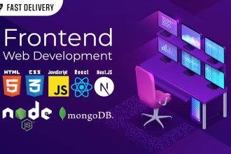 be your frontend web developer react next js html css mui tailwind bootstrap