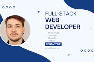 develop a website for you