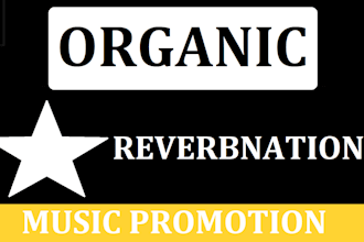 do organically promote your reverbnation music to active audience