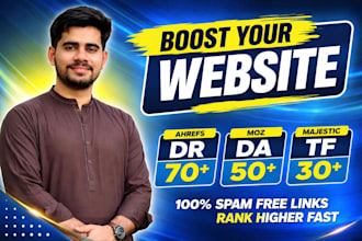 increase domain rating ahrefs DR, ur , moz da majestic tf of your website