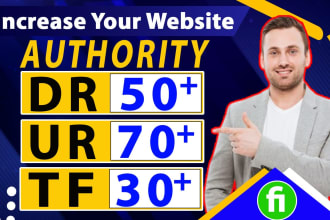 increase domain rating ahrefs DR, ur , moz da majestic tf of your website