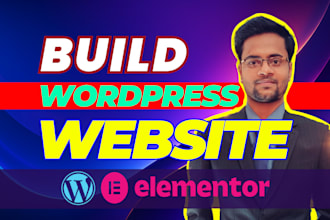 build, revamp or fix your wordpress elementor  landing page or website