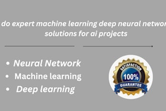 do expert machine learning deep neural network solutions for ai projects
