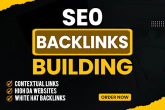 create high quality SEO  backlinks