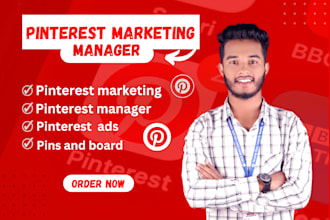 set up pins and boards, optimize and do pinterest marketing