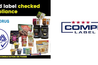 do nfp, fda, cfia, UK fsa compliant labels, supplement facts