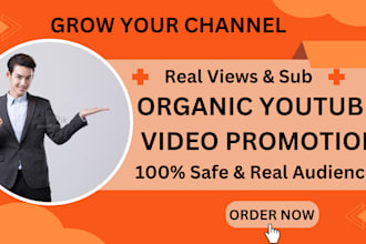 do organic youtube video promotion and marketing