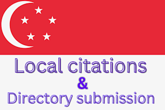 do 250 singapore local citations and directories for singapore local seo