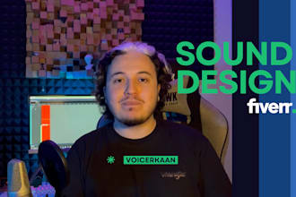 design sound effects for your animation, film, game and more