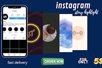 design professional instagram highlight icons