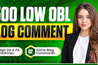 build 1500 high da blog comment backlinks