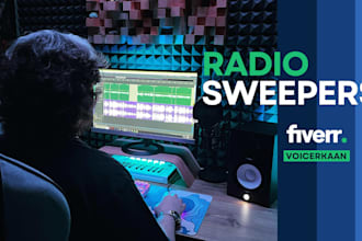produce radio imaging, sweepers and voiceovers