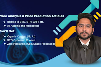 write crypto price analysis and price prediction articles