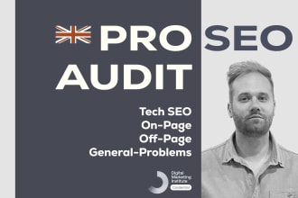 provide a complete SEO audit and remedy plan