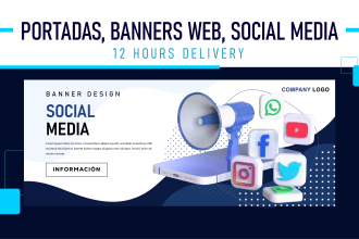 design a banner for your social networks and websites