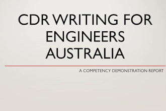 write cdr episodes engineers australia