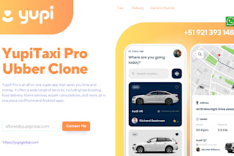 custom taxi app development