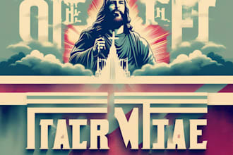 create typography christian t shirt design